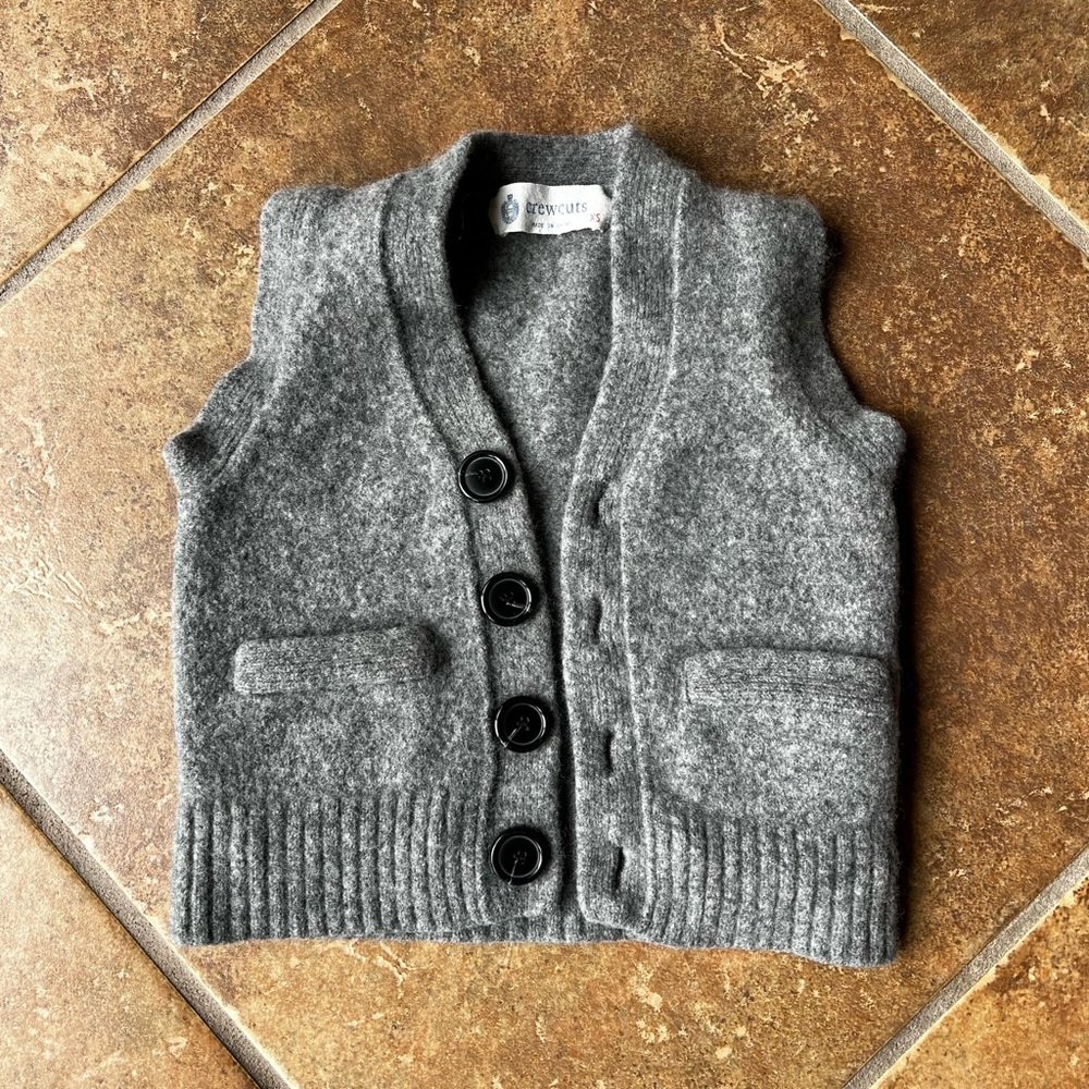 J crew lambs wool vest